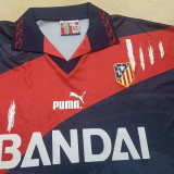 1996/97 A MAD Away Blue Retro Soccer jersey