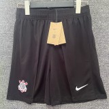 2024/25 Corinthians Home Black Fans Soccer Shorts