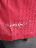 [PLAYER] 2024/25 BAR Home Red Player Long Sleeve Soccer jersey