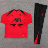 2024/25 LIV Red Half Pull Tracksuit