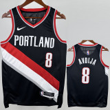 2022/23 TRAIL BLAZERS AVDIJA #8 NBA Jerseys