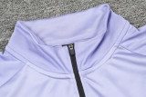 2024 Purple Half Pull Tracksuit