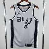2020/21 SA SPURS DUNCAN #21 Gray NBA Jerseys