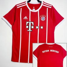 2017/18 Bayern Home Red Retro Soccer jersey