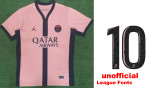 2024/25 PSG 3RD Pink Fans Long Sleeve Soccer jersey