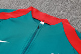 2024/25 LIV Green Kids Half Pull Tracksuit