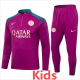 2024/25 PSG Pink Kids Half Pull Tracksuit