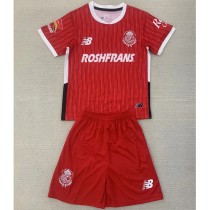 2024/25 Toluca Home Red Fans Kids Soccer jersey