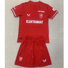 2024/25 FC Twente Home Red Fans Kids Soccer jersey