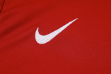 2024 England Red Kids Half Pull Tracksuit