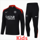 2024/25 PSG Black Kids Half Pull Tracksuit
