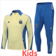 2024/25 Ajax Yellow Kids Half Pull Tracksuit