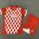 2024/25 Girona FC Home Red Fans Kids Soccer jersey