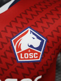 [PLAYER] 2024/25 Lille Home Red Player Soccer jersey