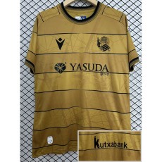 2024/25 Real Sociedad Away Yellow Fans Soccer jersey