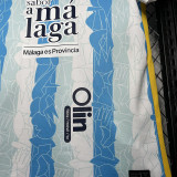 2024/25 Malaga CF Home Blue Fans Soccer jersey