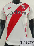 [PLAYER] 2024/25 River Plate Home White Player Soccer jersey