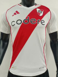 [PLAYER] 2024/25 River Plate Home White Player Soccer jersey