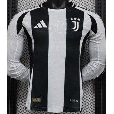 [PLAYER] 2024/25 JUV Home Black Player Long Sleeve Soccer jersey