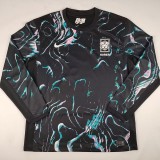 2024 Korea Republic Away Black Fans Long Sleeve Soccer jersey