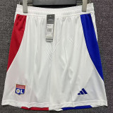 2024/25 Lyon Home White Fans Soccer Shorts