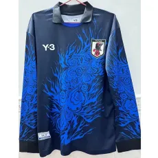 2024 Japan Home Blue Fans Long Sleeve Soccer jersey