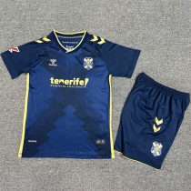 2024/25 CD Tenerife Away Dark Blue Fans Kids Soccer jersey