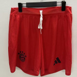 [PLAYER] 2024/25 Bayern Home Red Player Soccer Shorts