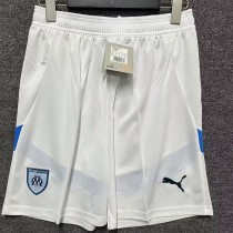 2024/25 Marseille Home White Fans Soccer Shorts