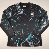 2024 Korea Republic Away Black Fans Long Sleeve Soccer jersey