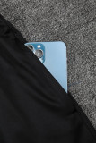 2024 Black Half Pull Tracksuit