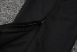 2024 Black Half Pull Tracksuit