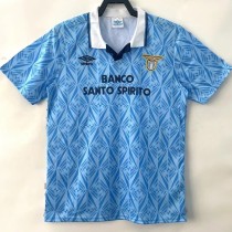 1991 Lazio Home Blue Retro Soccer jersey
