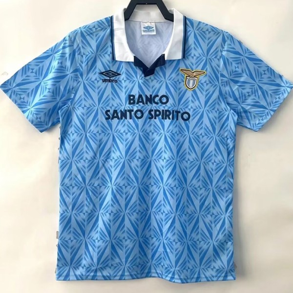 1991 Lazio Home Blue Retro Soccer jersey