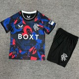 2024/25 Rangers 3RD Dark Blue Fans Kids Soccer jersey
