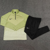 2024 Green Half Pull Tracksuit