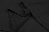 2024 Black Kids Half Pull Tracksuit