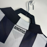 2014/15 JUV Home Black Retro Long Sleeve Soccer jersey