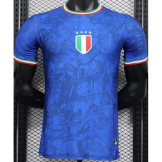 [PLAYER] 2024 Italy Special Edition Blue Player Soccer jersey