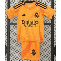 2024/25 R MAD Away Orange Fans Kids Soccer jersey