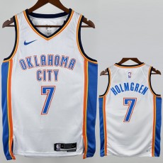 2022/23 THUNDER HOLMGREN #7 White NBA Jerseys