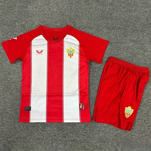 2024/25 UD Almeria Home Red Fans Kids Soccer jersey