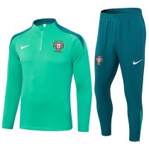 2024 Portugal Green Half Pull Tracksuit