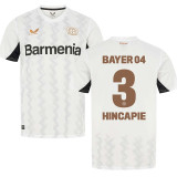 2024/25 Bayer 04 Leverkusen Away White Fans Soccer jersey