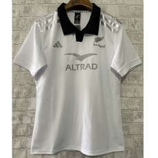 2024/25 New Zealand  Māori All Blacks White Rugby Jersey