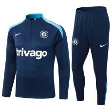 2024/25 CHE Dark Blue Half Pull Tracksuit