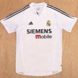 2004/05 R MAD Home White Retro Soccer jersey