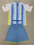 2024/25 Malaga CF Home Blue Fans Kids Soccer jersey