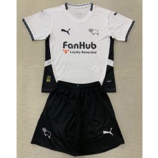 2024/25 Derby County Home White Fans Kids Soccer jersey