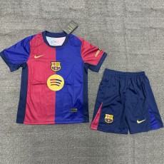 2024/25 BAR Home New AD Red Fans Kids Soccer jersey